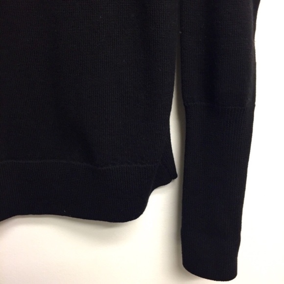 (SOLD) ARITZIA Cyprie Mock Neck Sweater Black M - Picture 7 of 8
